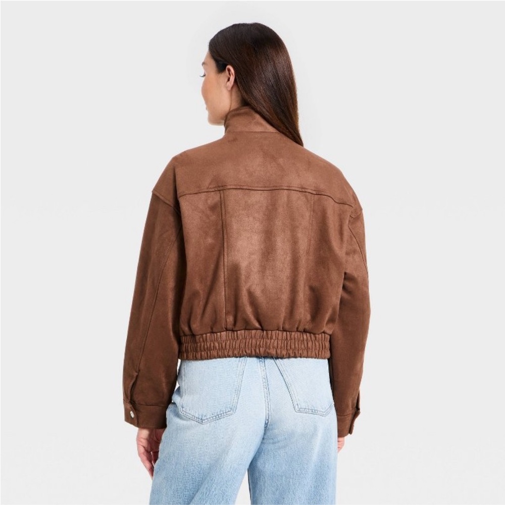 Brown Suede Jacket - Universal Thread NWT - image 2